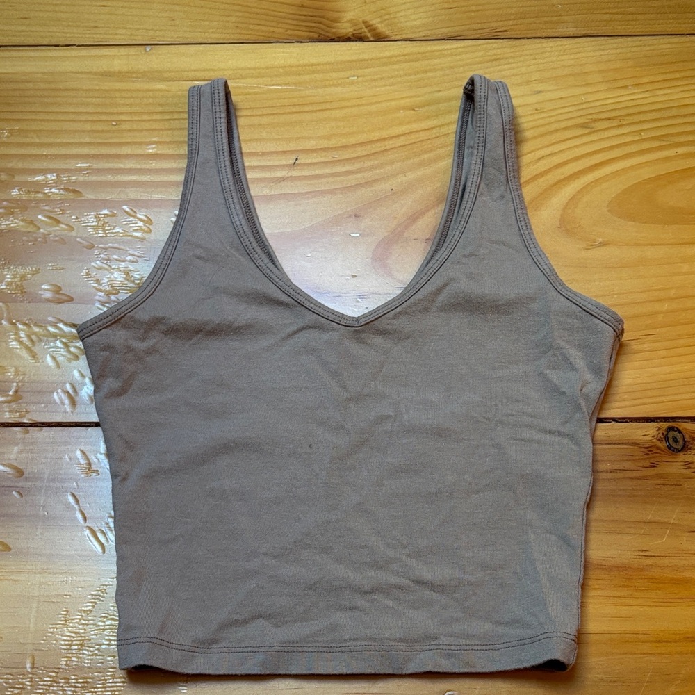 Hollister Taupe Women's Tank Top
